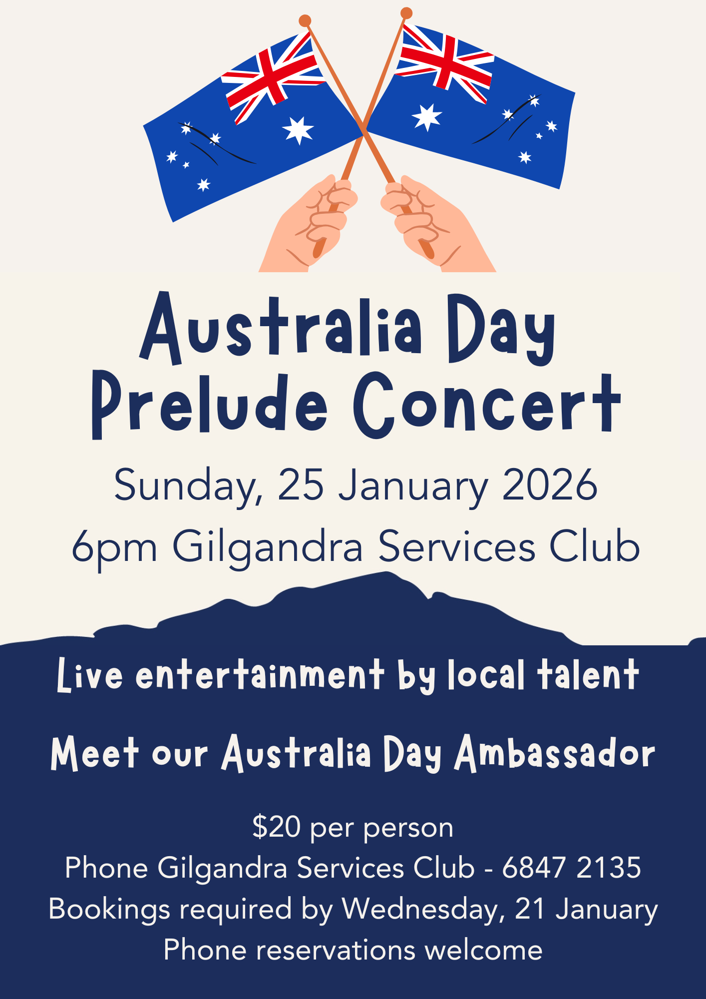 Australia Day Prelude Concert