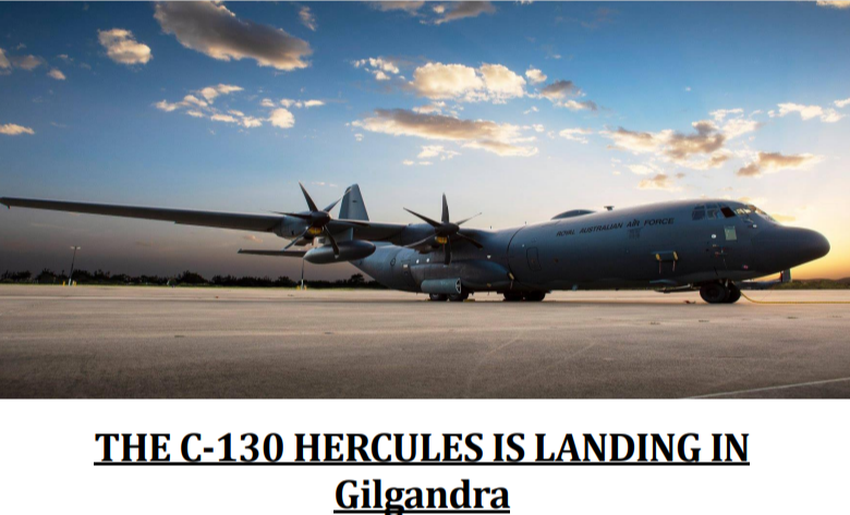 C-130 Hercules Landing