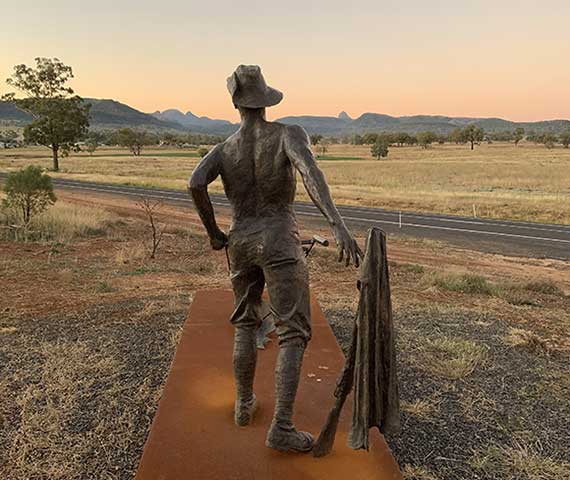 Returned Soldier Sculpture